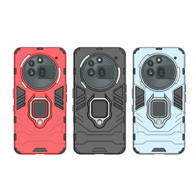 For Nothing Phone 3A Pro Black Panther 2 in 1 Detachable Magnetic Attraction Shockproof with Stand Hard PC + Soft TPU Back Cover Case