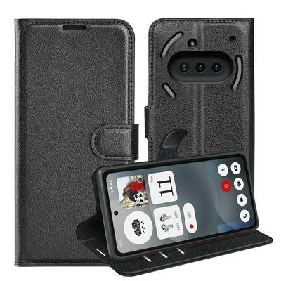 For Nothing Phone 3A Pattern Single Folded Edge Folio Flip Leather Wallet Phone Case