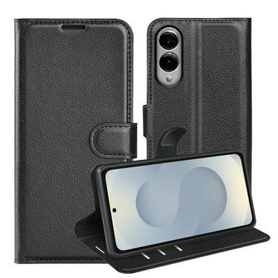 For Samsung Galaxy S25 Edge Pattern Single Folded Edge Folio Flip Leather Wallet Phone Case