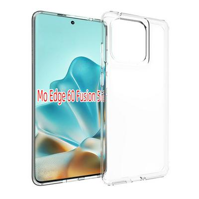 For Motorola Edge 60 Fusion TPU Transparent Shockproof Scratch Resistant Soft TPU Back Cover Case