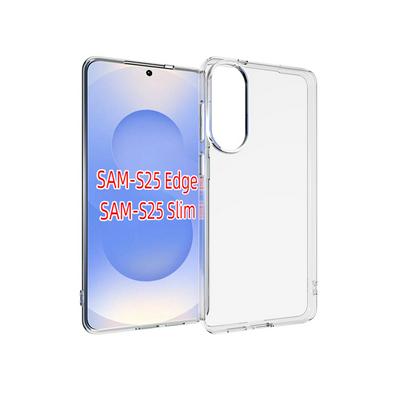For Samsung Galaxy S25 Edge TPU Transparent Shockproof Scratch Resistant Soft TPU Back Cover Case
