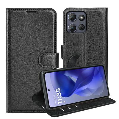 For Motorola Moto G Power 2025/Moto G Play 2025 Pattern Single Folded Edge Folio Flip Leather Wallet Phone Case