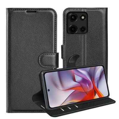 For Motorola Moto G 5G 2025 Pattern Single Folded Edge Folio Flip Leather Wallet Phone Case