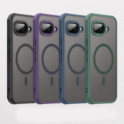 For Google Pixel 9A Case Compatible with MagSafe Anti Drop PC + TPU Phone Cover