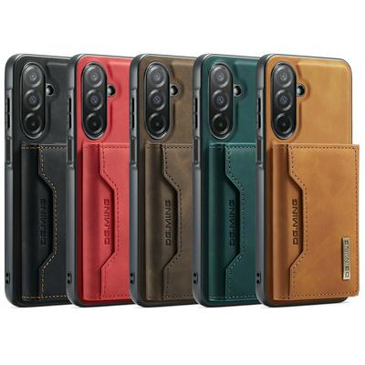 DG.MING M2 Series Detachable 2-in-1 Wallet Kickstand Design Leather Coated Hybrid Case for Samsung Galaxy A26 5G
