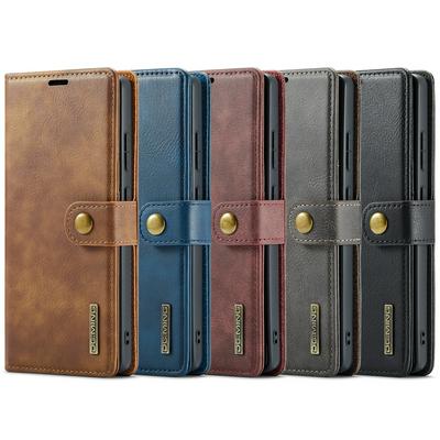 DG.MING Wallet Split Leather Cover Detachable 2-in-1 PC Back Case for Samsung Galaxy S25 Ultra