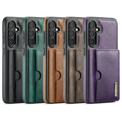 DG.MING M6 Series For Samsung Galaxy S23 FE Case Magnetic Wallet PU + PC + TPU Phone Cover