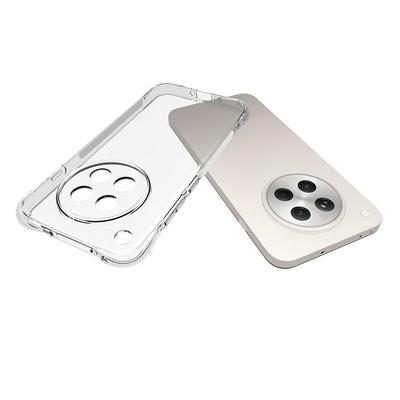 Oppo Find X8S 5G Anti-Fingerprint Non-Slip Waterproof Four Corners Shockproof Transparent Soft TPU Back Cover Protective Case