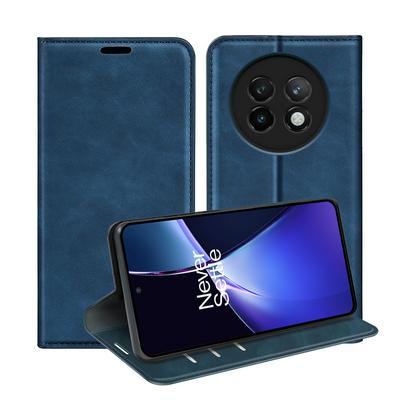 For Realme 13+ 5G/Realme 13 Pro 5G Skin Feel Magnetic Attraction Flip Leather Wallet Case with Card Slot and Stand