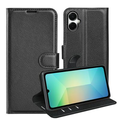 For Samsung Galaxy A06 5G Pattern Single Folded Edge Folio Flip Leather Wallet Phone Case