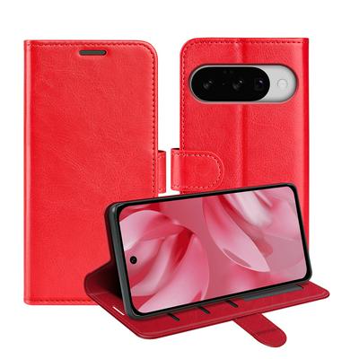 For Google Pixel 10/Pixel 10 Pro R64 Pattern Single Folded Edge Folio Flip Leather Wallet Phone Case