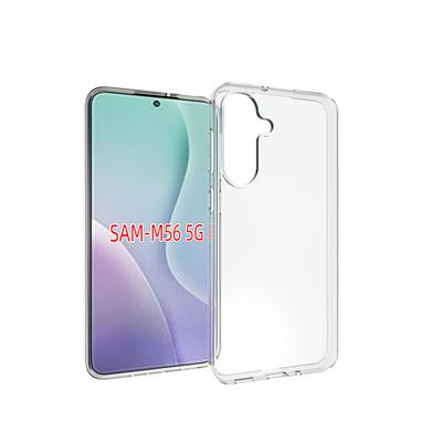 For Samsung Galaxy M56 Transparent Shockproof Scratch Resistant Soft TPU Back Cover Case