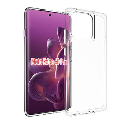 For Motorola Edge 60 Pro Transparent Shockproof Scratch Resistant Soft TPU Back Cover Case