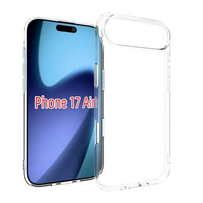 For iPhone 17 Air Transparent Shockproof Scratch Resistant Soft TPU Back Cover Case