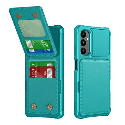 ZM11 For Samsung Galaxy A05 Case Card Slot Kickstand PU+TPU Phone Cover