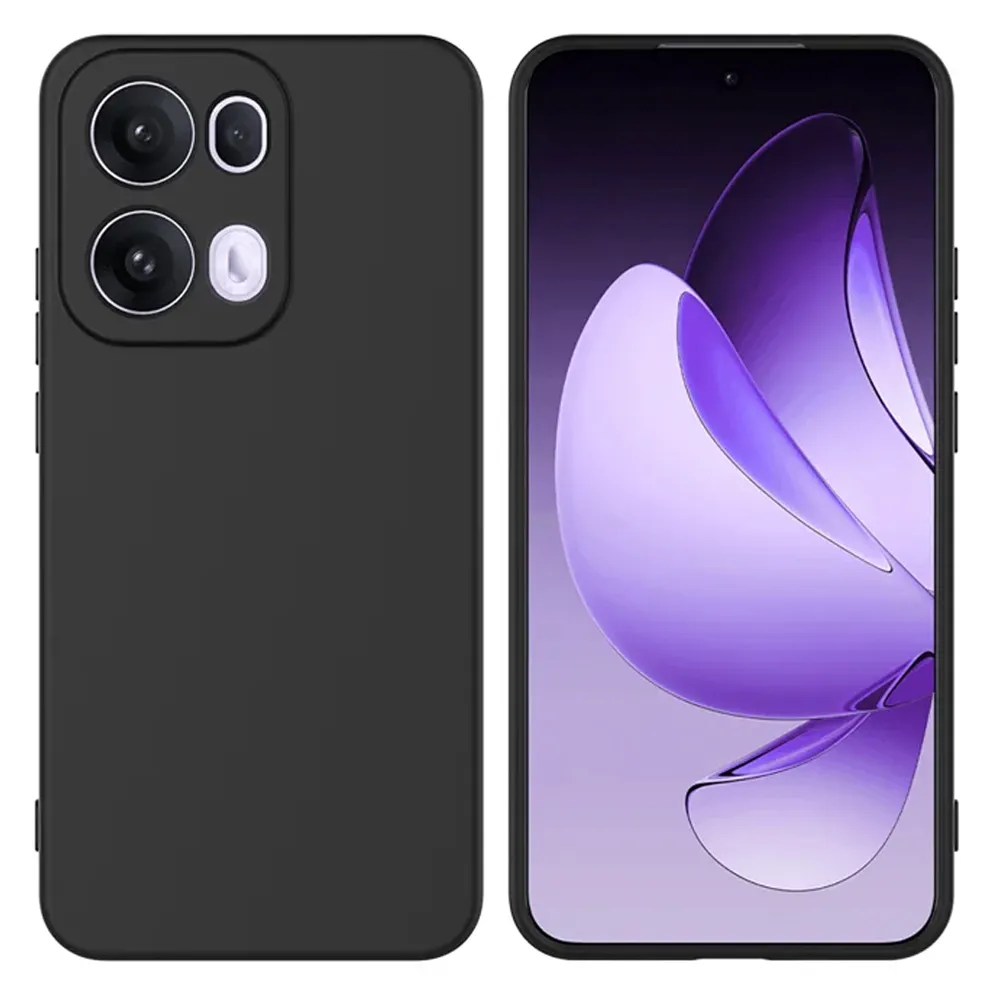 For Oppo Reno 13 Pro Case Drop Proof Liquid Silicone Soft Lining Back Phone Cover