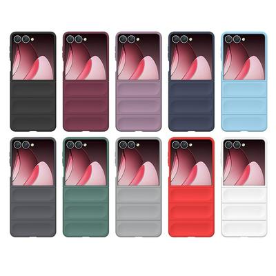 For Samsung Galaxy Z Flip 6 Anti-drop Rugged Cell Phone Case Shockproof TPU Back Cover Protector