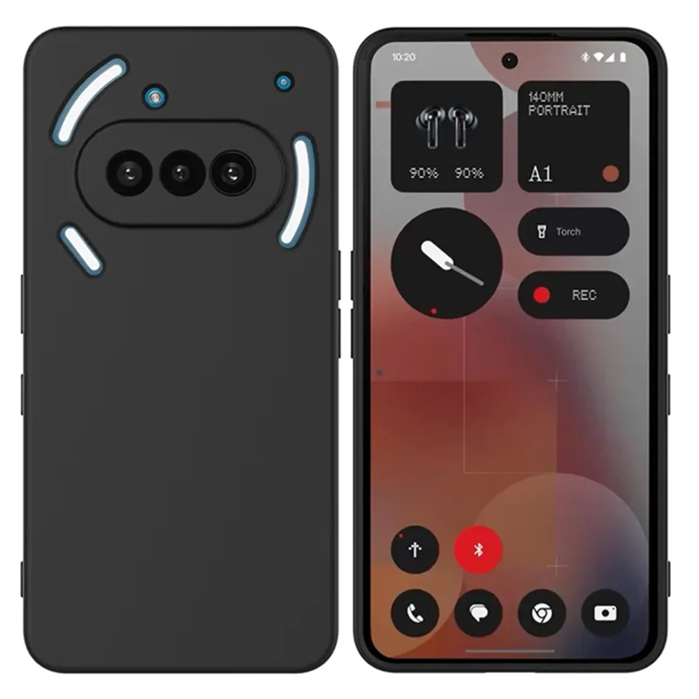 For Nothing Phone 3a Case Drop Proof Liquid Silicone Soft Lining Back Phone Cover