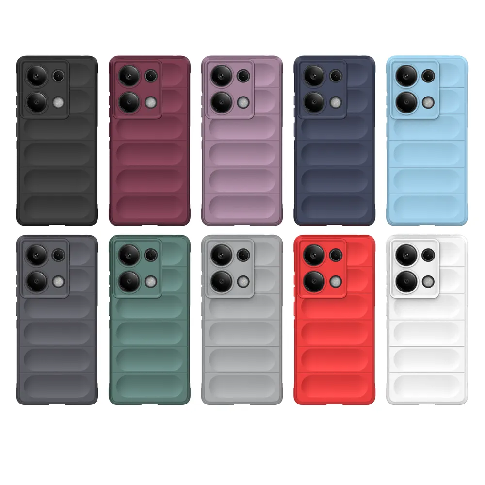 For Xiaomi Redmi Note 14S Anti-drop Rugged Cell Phone Case Shockproof TPU Back Cover Protector