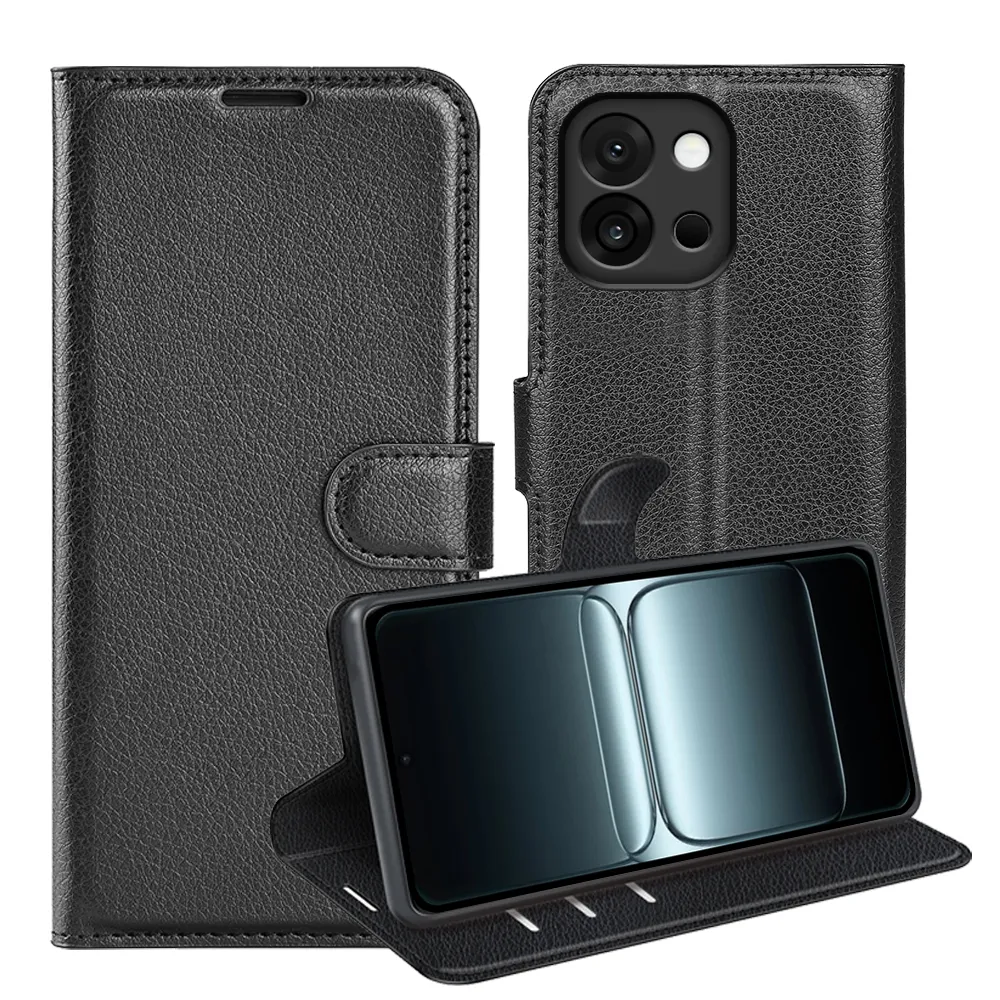 For Oneplus 13T / 13S Pattern Single Folded Edge Folio Flip Leather Wallet Phone Case