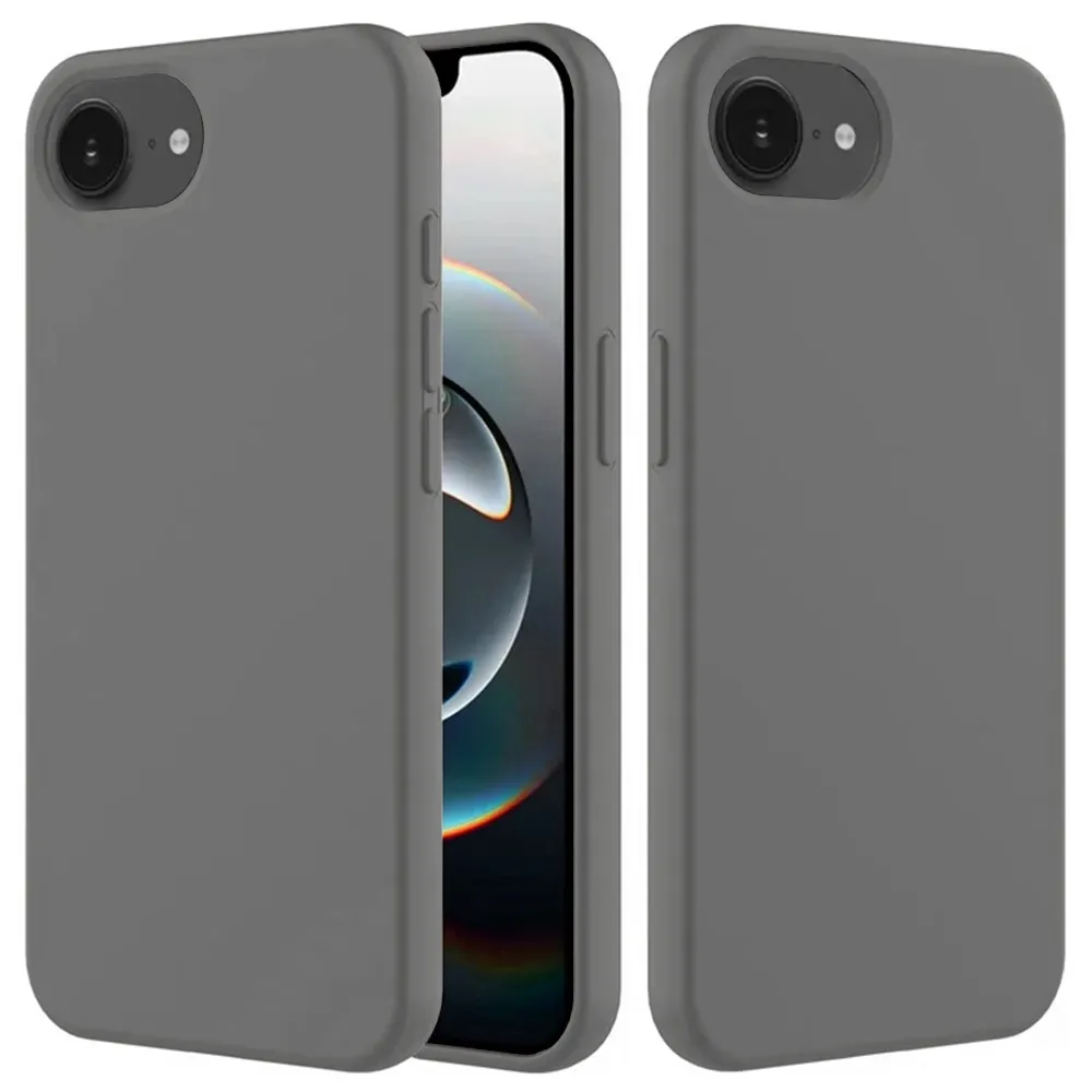 For iPhone 17E Case Drop Proof Liquid Silicone Soft Lining Back Phone Cover