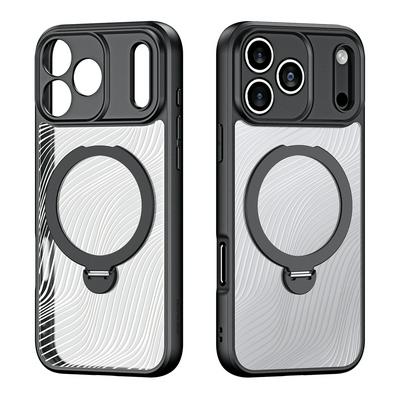 DUX DUCIS Aimo Series for iPhone 17 Pro Max Magnetic Phone Case TPU+PC Kickstand Cover (REACH Certification)