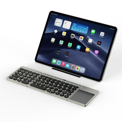 DUX DUCIS OK Flip Series Touchpad Keyboard Portable Tri-Fold Bluetooth-Compatible 5.2 Keyboard