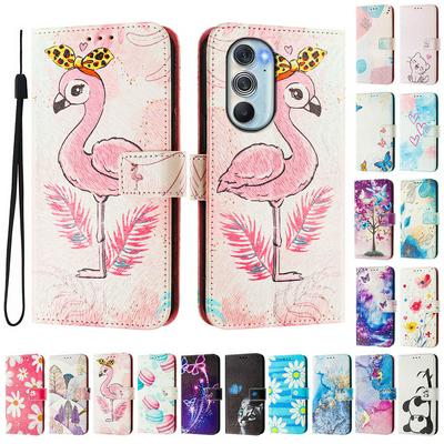 CH05 For Motorola Moto Edge X30 5G / Moto Edge 30 Pro / Moto Edge+ 2022 Pattern Printing PU Leather Drop-proof Cover Magnetic Clasp Flip Stand Wallet Case