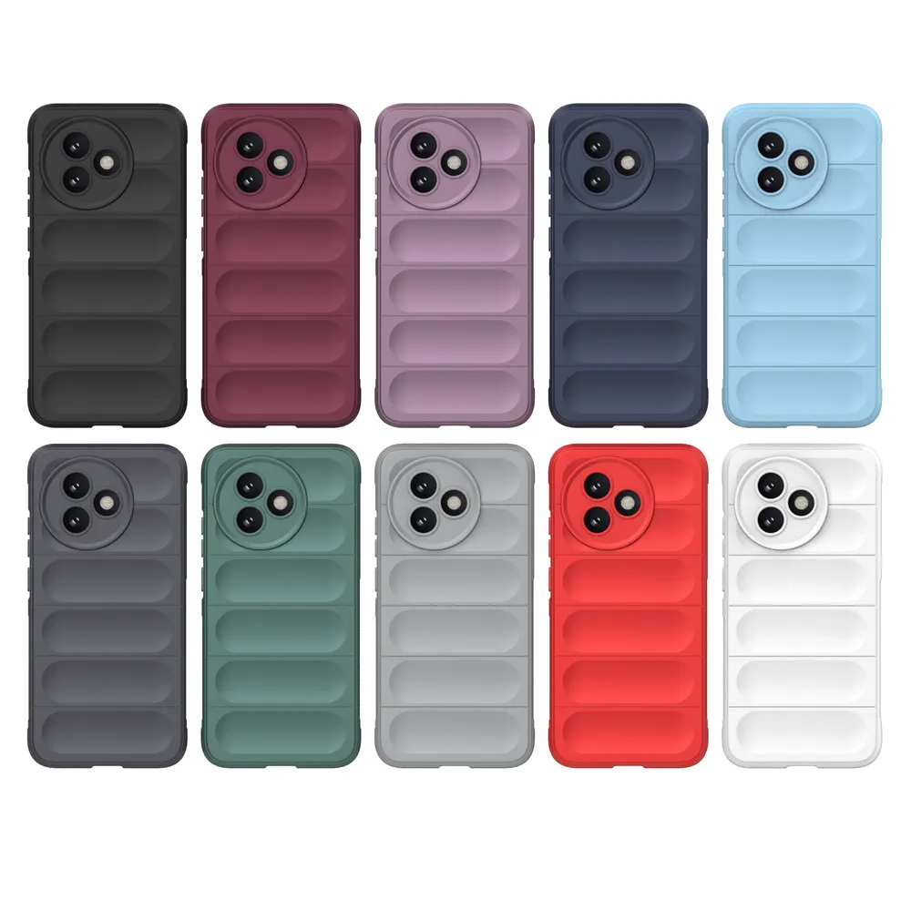 For Xiaomi Redmi K80 Ultra 5G Anti-drop Rugged Cell Phone Case Shockproof TPU Back Cover Protector