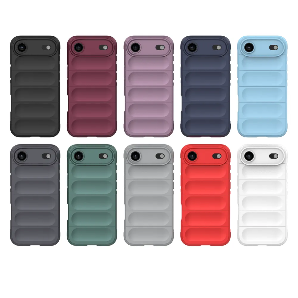 For iPhone 17 Air Anti-drop Rugged Cell Phone Case Shockproof TPU Back Cover Protector