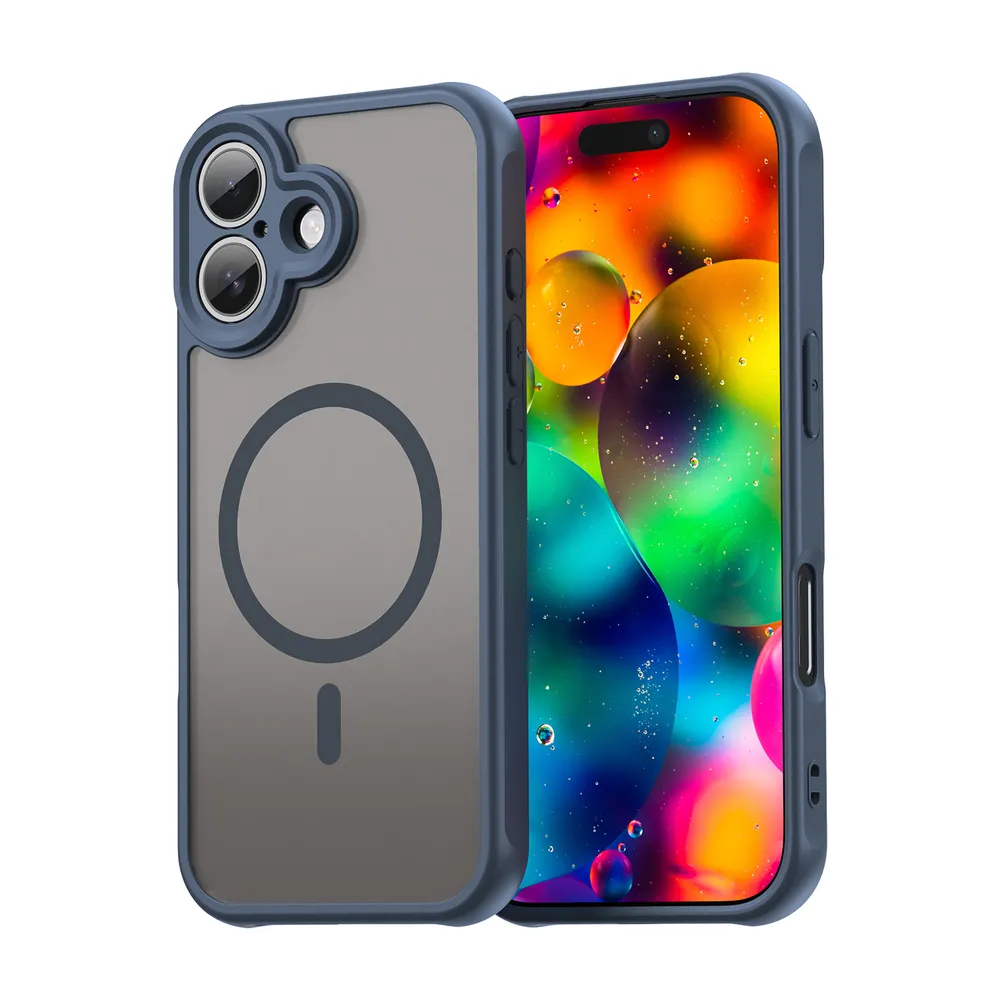 For iPhone 17 Case Compatible with MagSafe Anti Drop PC + TPU Phone Cover