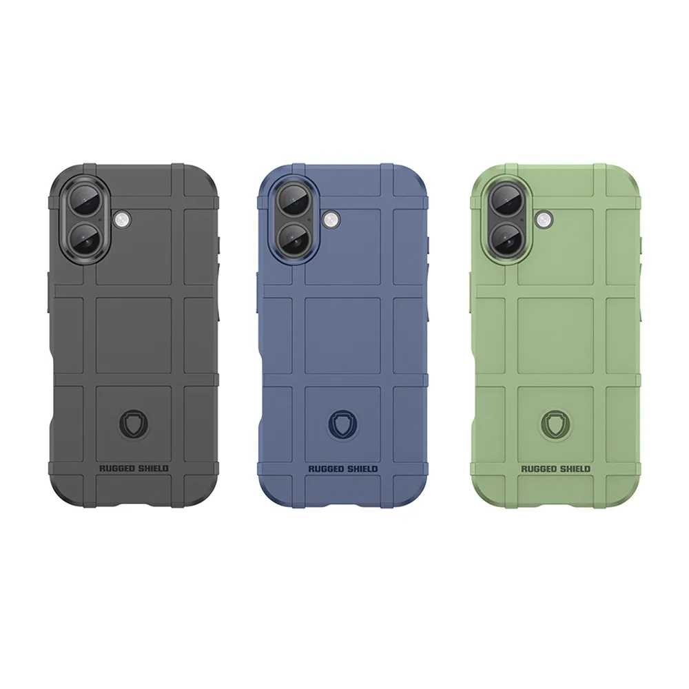 For iPhone 17 Rugged Shield Detachable Shockproof Frosted All-Inclusive Flexible TPU Cover Case