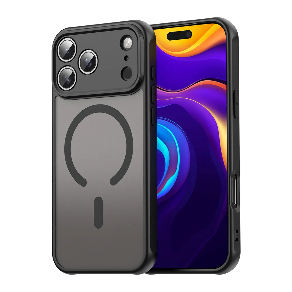 For iPhone 17 Pro Max Case Compatible with MagSafe Anti Drop PC + TPU Phone Cover