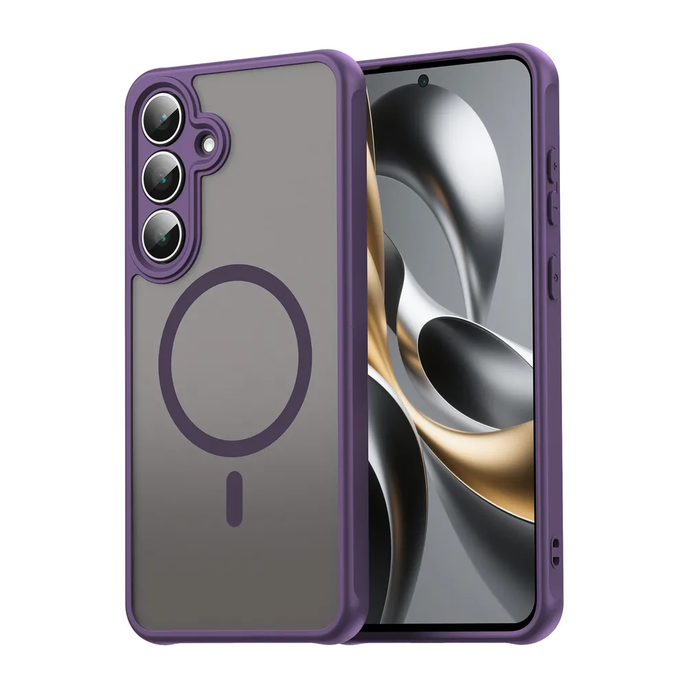 For Samsung Galaxy 25 FE Case Compatible with MagSafe Anti Drop PC + TPU Phone Cover