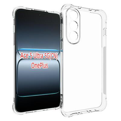 OnePlus Nord 5/Ace 5 Ultra 5G Anti-Fingerprint Non-Slip Waterproof Four Corners Shockproof Transparent Soft TPU Back Cover Protective Case