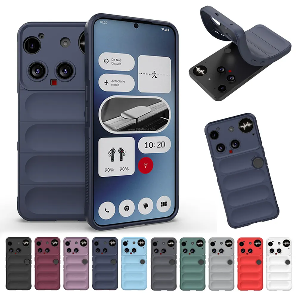 For Nothing Phone 3 Anti-drop Rugged Cell Phone Case Shockproof TPU Back Cover Protector