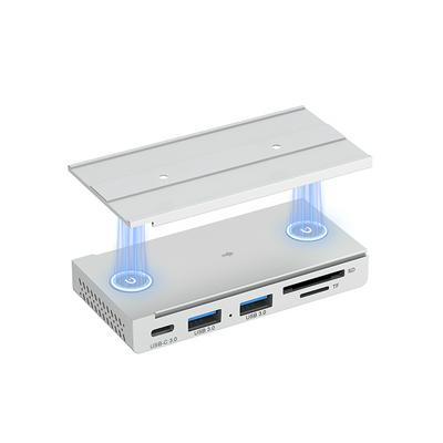 HST-2A1CTS USB3.0*2+Type C3.0*1+TF/SD（3.0) extender rail detachable docking station supports magnetic attraction