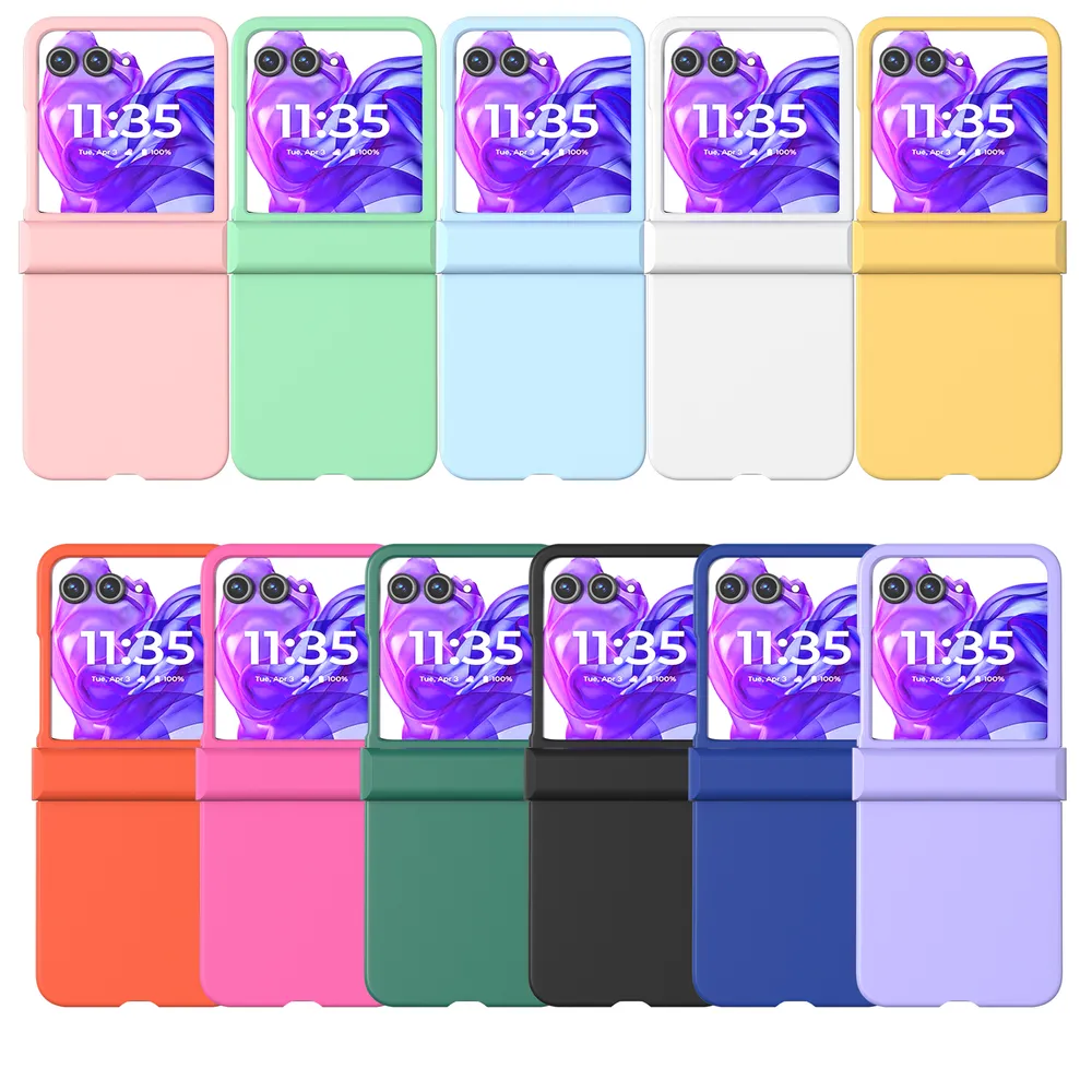 ABEEL For Motorola Moto Razr 50 Case Skin Feel PC Phone Cover with Hinge Protection 