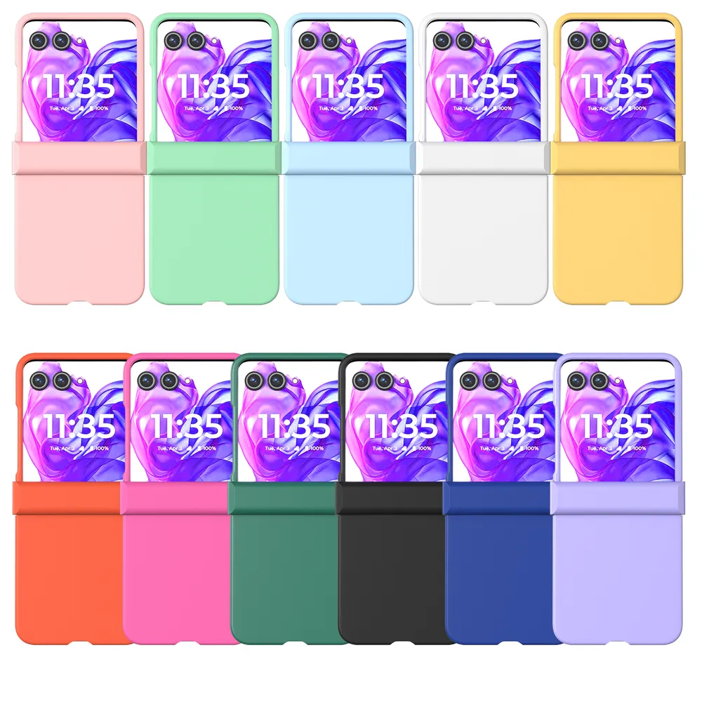 ABEEL For Motorola Moto Razr 50 Ultra Case Skin Feel PC Phone Cover with Hinge Protection 