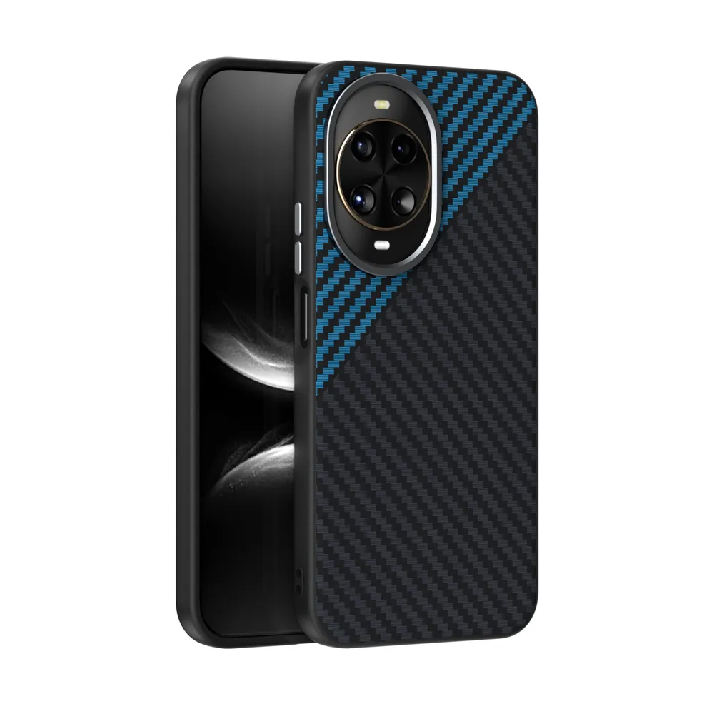 ABEEL For Huawei Nova 14 Case Compatible with MagSafe Carbon Fiber Texture Back Cover 