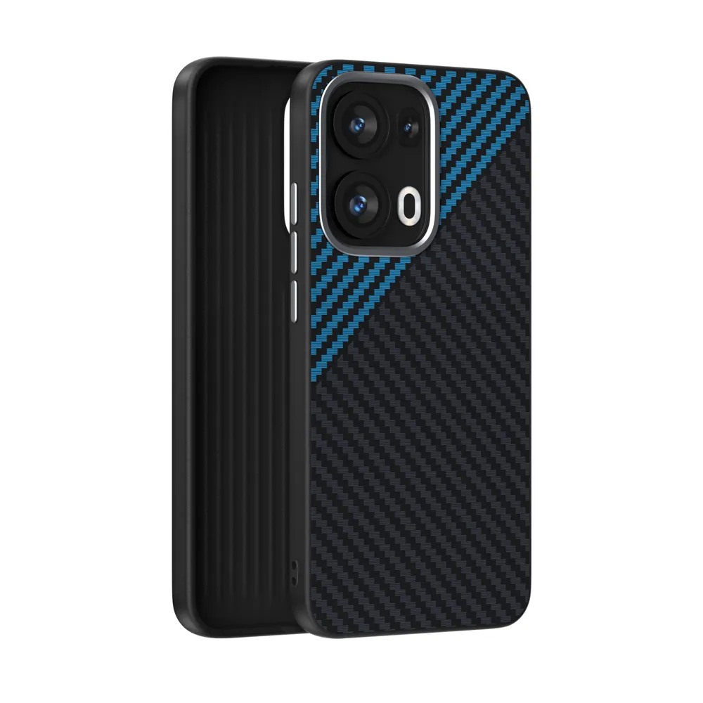 ABEEL For Oppo Reno 13 Pro Case Compatible with MagSafe Carbon Fiber Texture Back Cover 