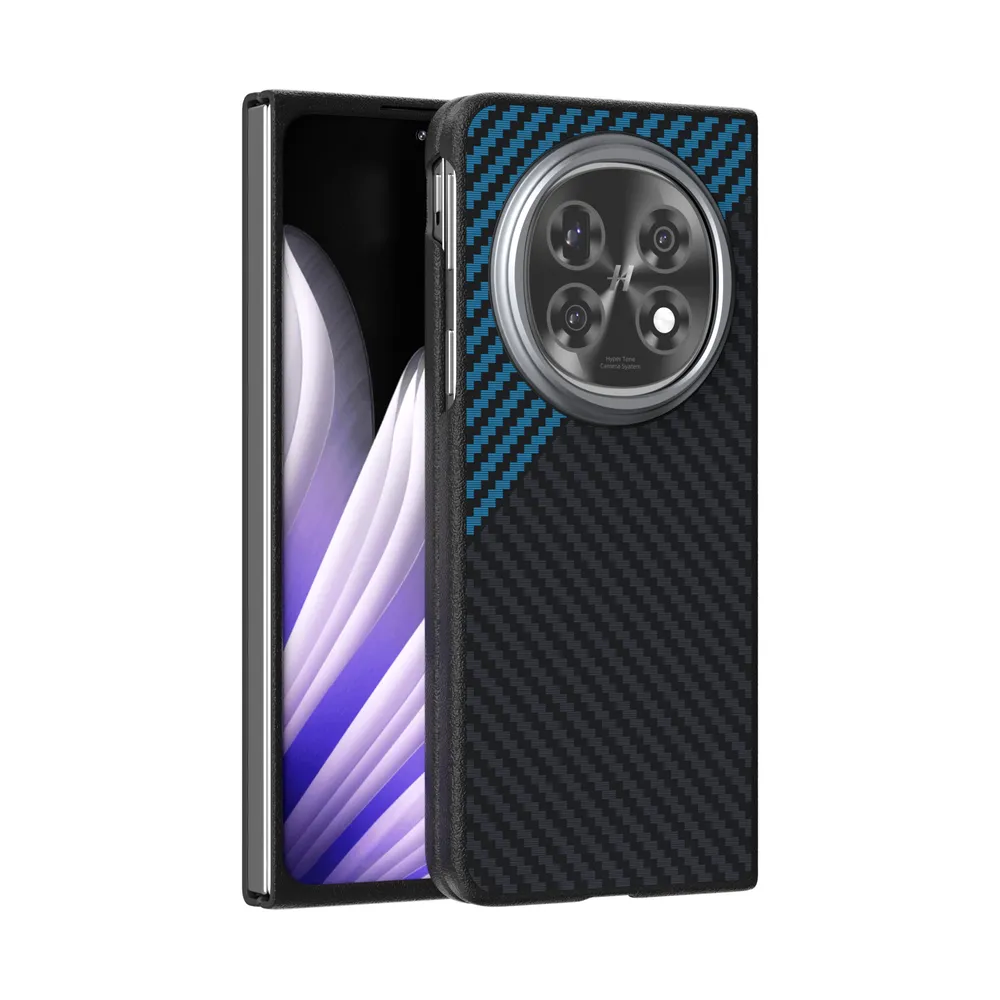 ABEEL For Oppo Find N5 Case Compatible with MagSafe Carbon Fiber Texture Back Cover 