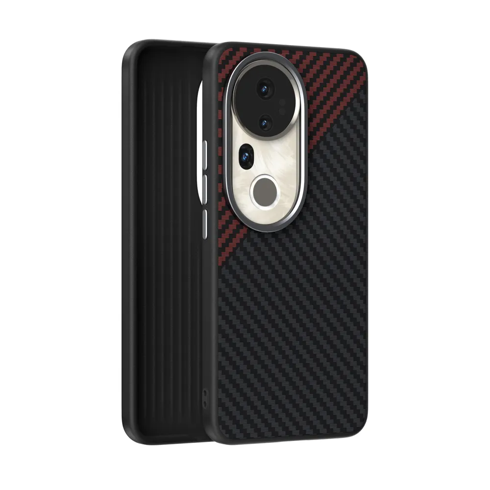 ABEEL For Vivo S20 Pro Case Compatible with MagSafe Carbon Fiber Texture Back Cover 