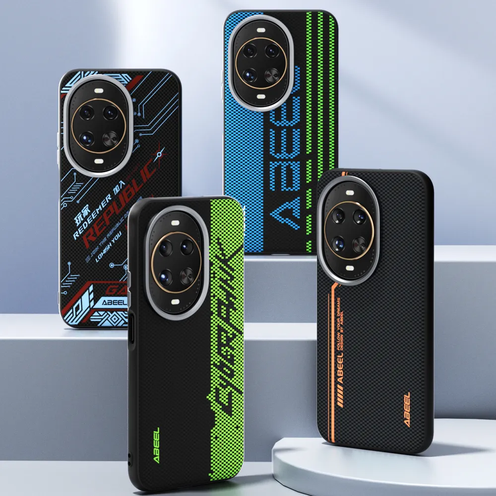 ABEEL For Huawei Nova 14 Ultra Case Compatible with MagSafe Printed PC TPU Aluminum Alloy Leather Phone Cover