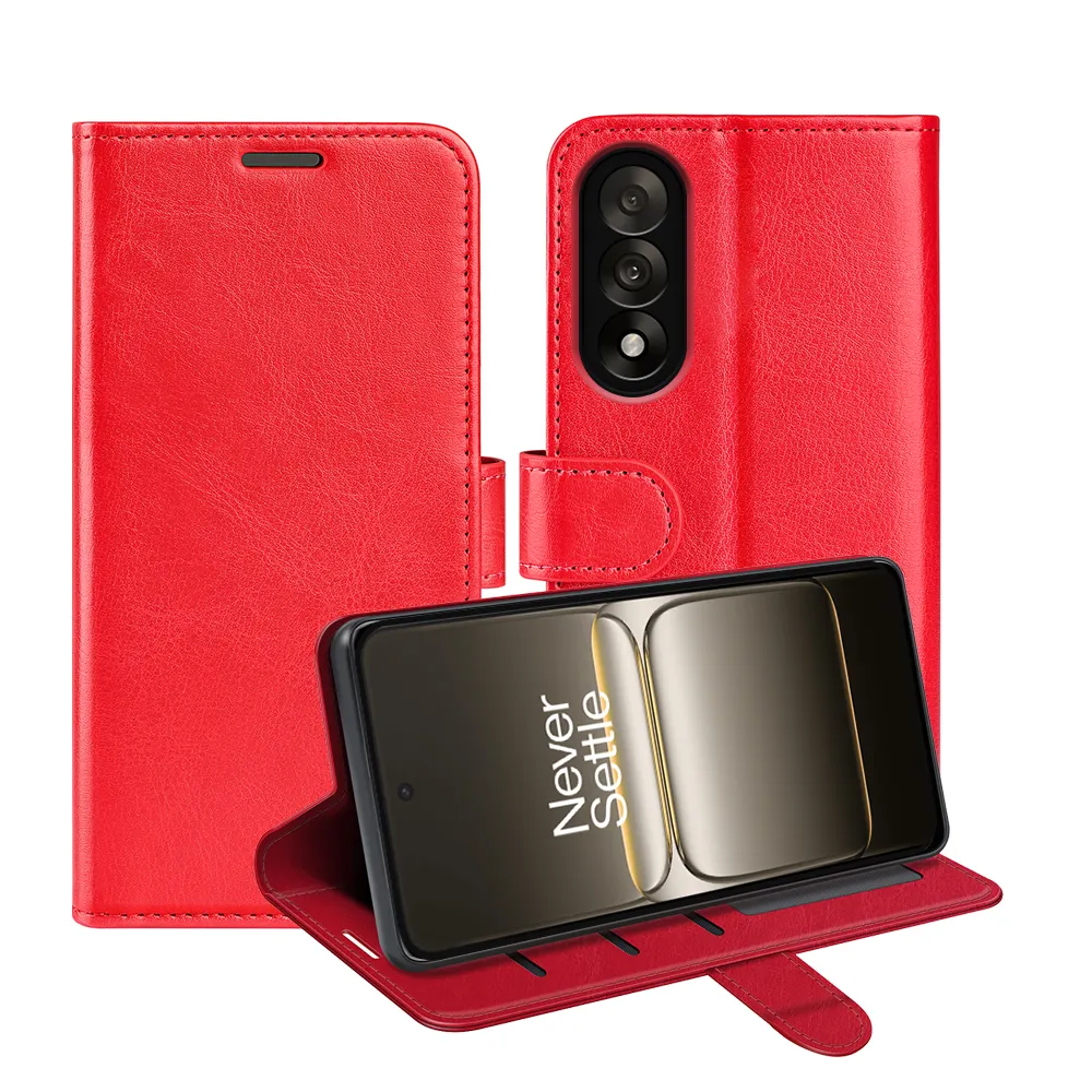 For Oneplus Nord 5 5G R64 Pattern Single Folded Edge Folio Flip Leather Wallet Phone Case