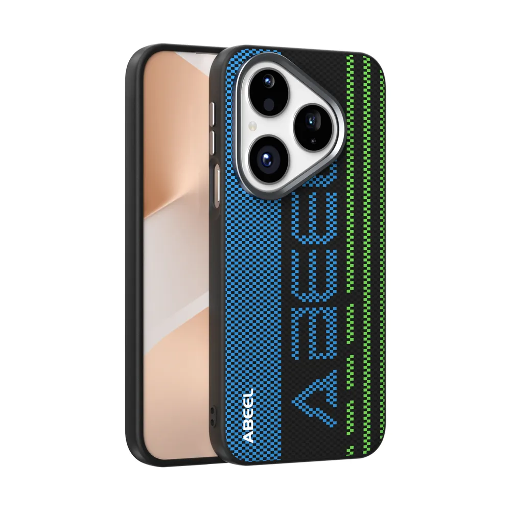 ABEEL For Huawei Pura 80 Case Compatible with MagSafe Printed PC TPU Aluminum Alloy Leather Phone Cover