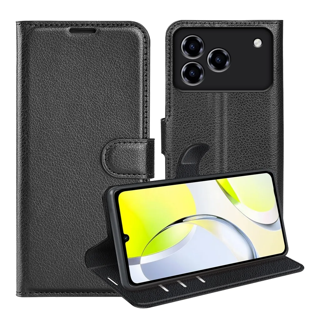 For ZTE Blade A76 4G Pattern Single Folded Edge Folio Flip Leather Wallet Phone Case