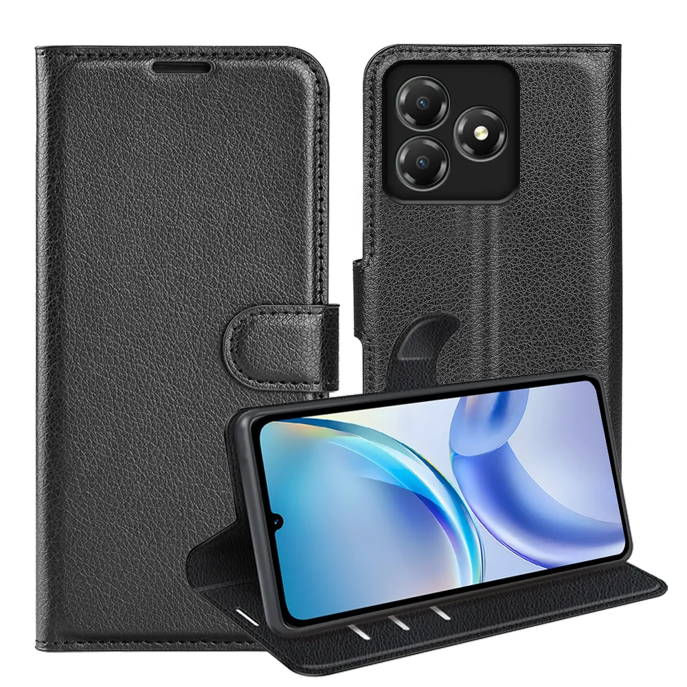 For ZTE Blade A36 Pattern Single Folded Edge Folio Flip Leather Wallet Phone Case