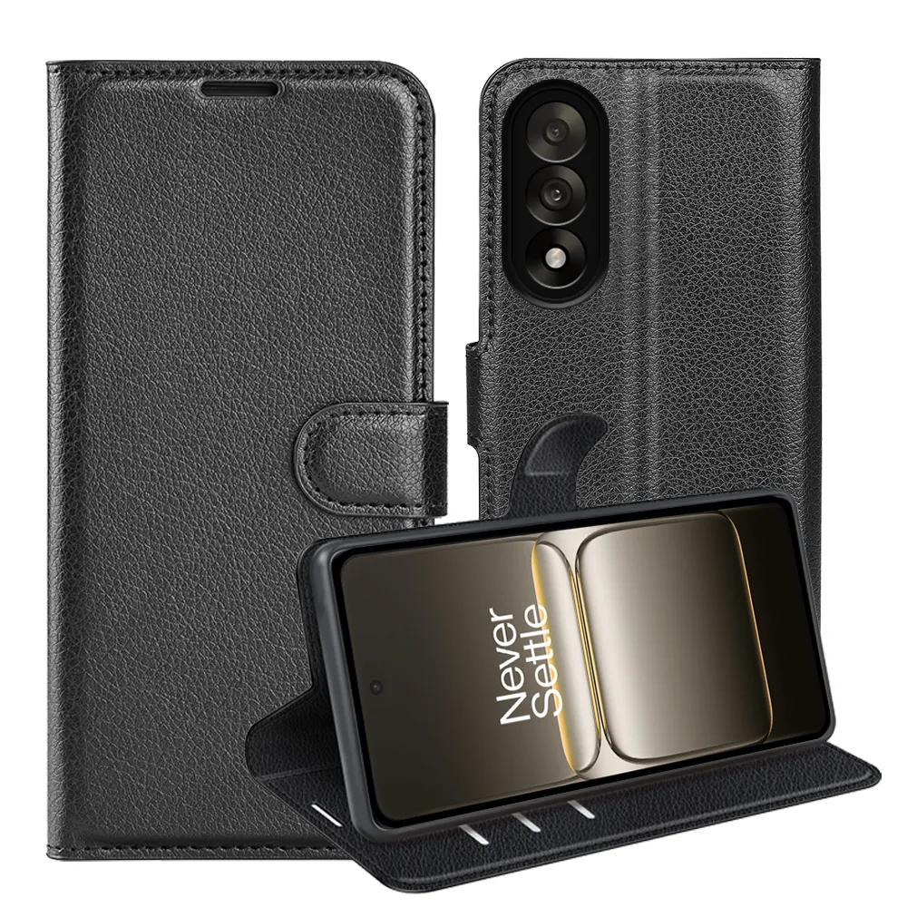 For Oneplus Nord 5 5G Pattern Single Folded Edge Folio Flip Leather Wallet Phone Case