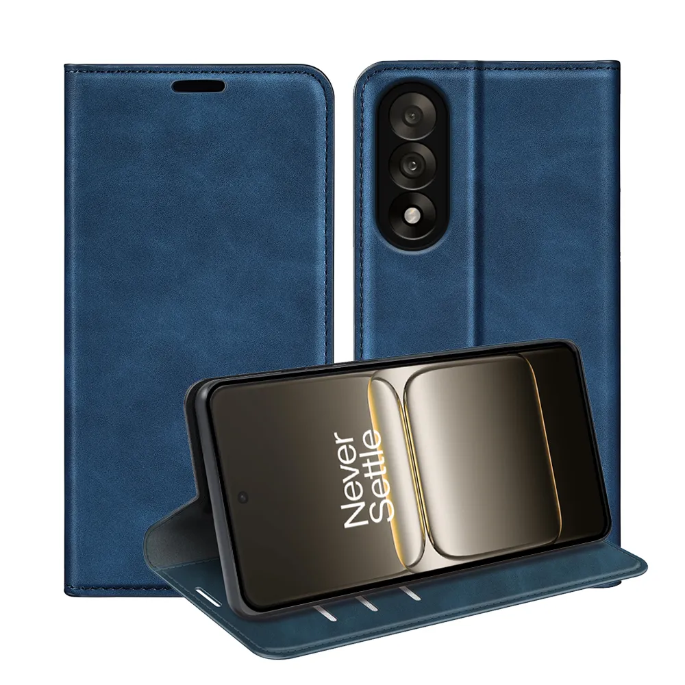 For Oneplus Nord 5 5G Skin Feel Magnetic Attraction Flip Leather Wallet Case with Card Slot and Stand